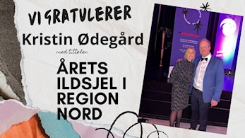 Årets ildsjel i Region Nord er fra Sunndal!